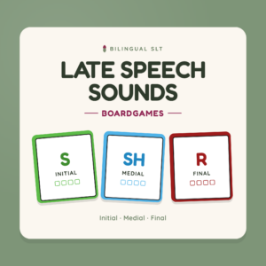 LATE Speech Sounds Boardgames
